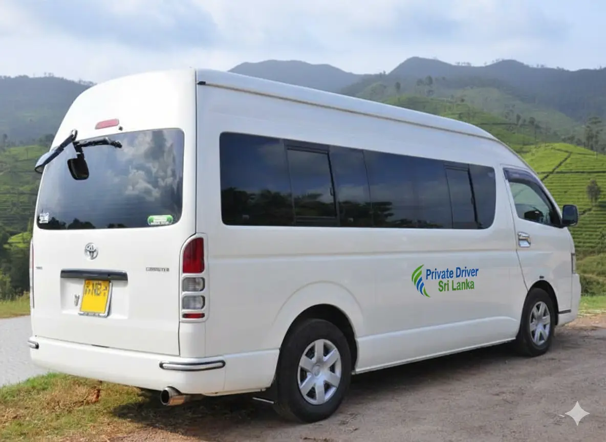 Luxury van for a premium experience in Sri Lanka